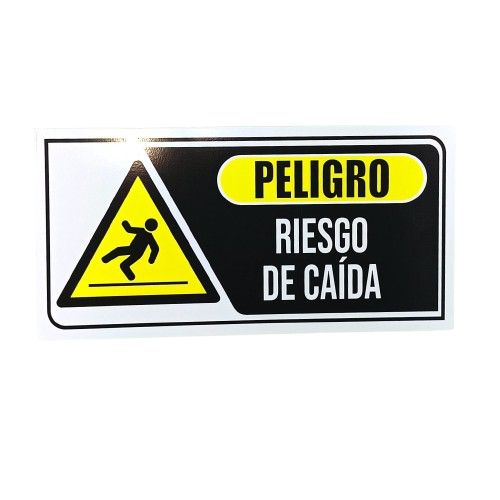 Senalizacion 30x15cms Riesgo de Caida