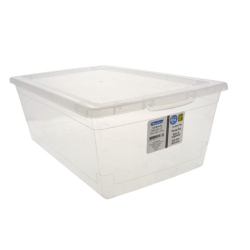 Caja Organizadora Transparente Con Tapa 9 LT Kendy