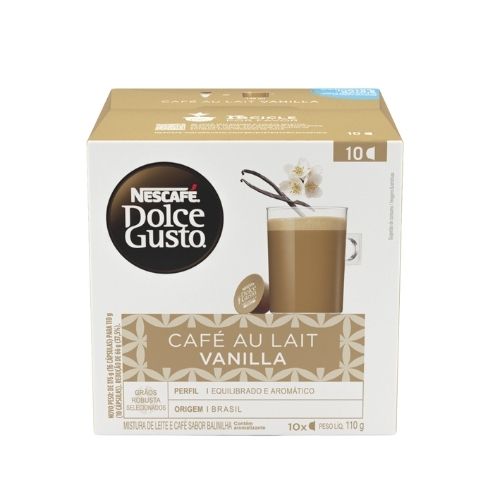 Capsulas Dolce Gusto Cafe Au Lait X10 Unidades