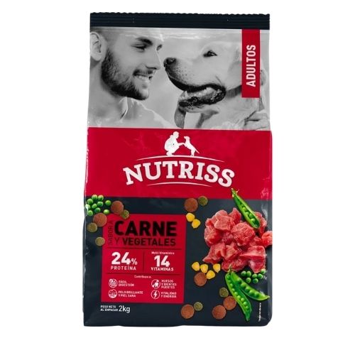 Comida Para Perro Adulto Nutriss Carne y Vegetales de 30 kilos
