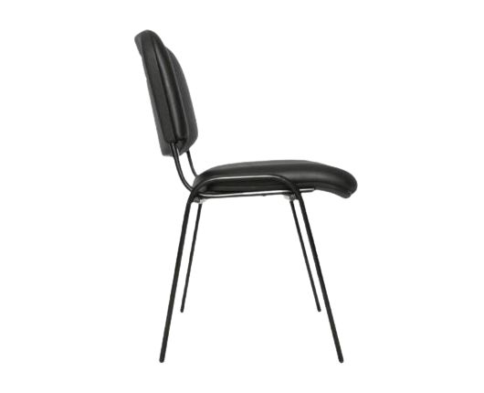 Silla Interlocutora Isoceles Sin Brazos REF 6-277 Negra 