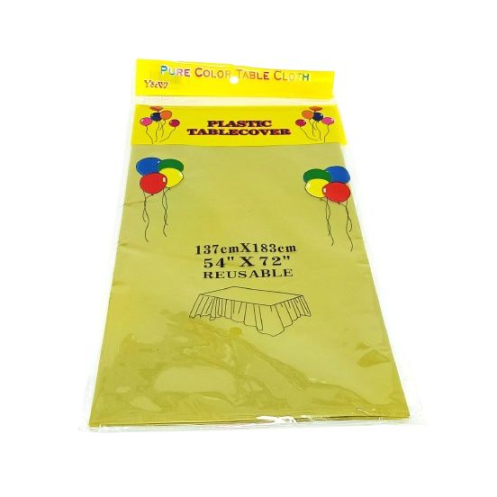 Mantel Plastico 1.83 X 1.37 Mts. Dorado