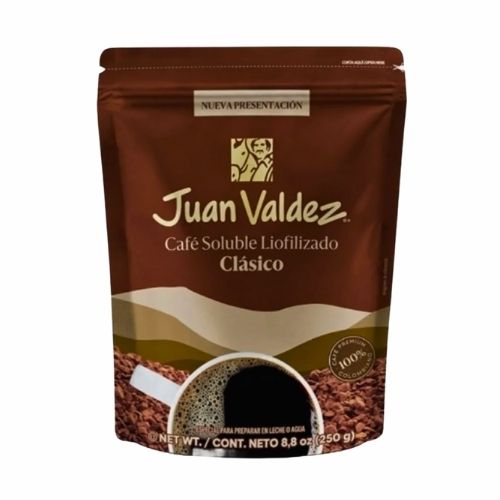 Cafe Juan Valdez Liofilizado Clasico 250gr Doypack
