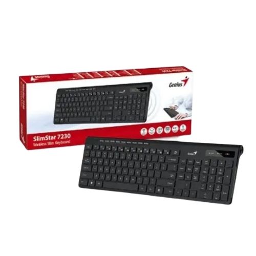 Teclado Inalambrico Genius Slimstar 7230 Negro NP 31310021401
