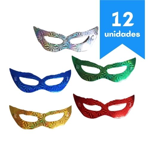 Antifaz Holografico Surtido x12 Unidades