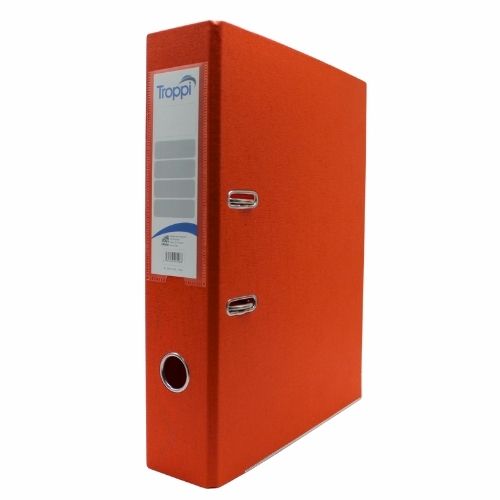 AZ Oficio Plastificado Naranja Marca Troppi  Precio Mayorista