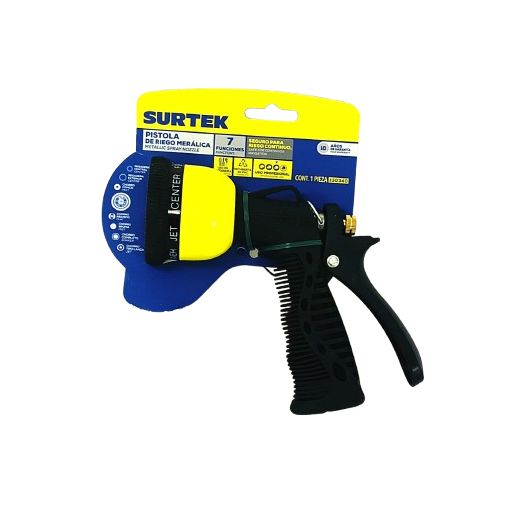 Pistola Encauchetada Para Manguera 7 Posiciones Marca Surtek