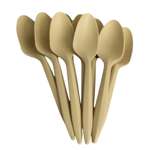 Cuchara Biodegradable Fecula De Maiz 11.5 Cms Paq x100u