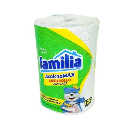 Toallas Cocina Familia Acolchamax Megarollo 1 Rollo x120 Hojas