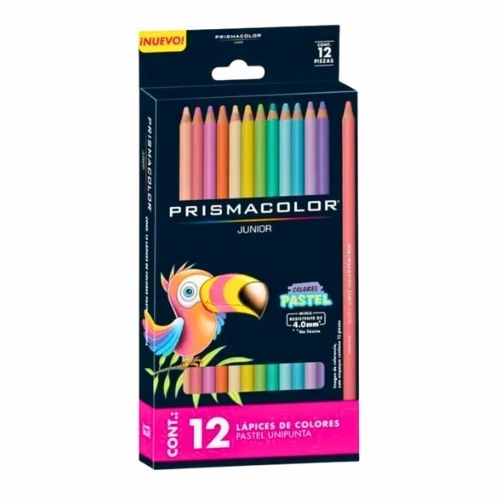 Colores Prismacolor Pastel Unipunta 4mm Caja x12u.  Precio Mayorista