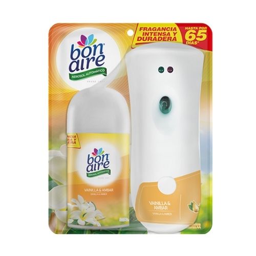 Ambientador Bonaire Autom. Aparato+ Rpto Aerosol 250ml Vainilla
