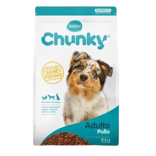 Comida Para Perro Adulto Sabor A Pollo Marca Chunky 9000g  Precio Mayorista