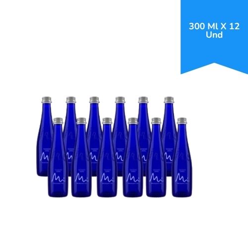 Agua Manantial Sin Gas Botella De Vidrio 300 Ml x12 und 