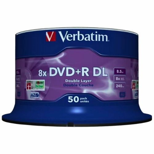 DVD+R DL 8.5GB 8X VBTM WHT HUB IJP X50u.