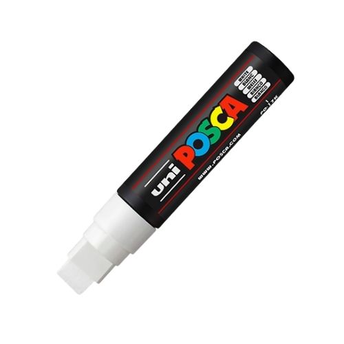 Marcador Permanente POSCA Blanco Extra Grueso 15mm  Precio Mayorista