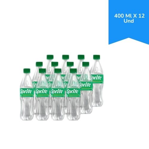 Gaseosa Sprite 400ml  Paca X12 Unidades