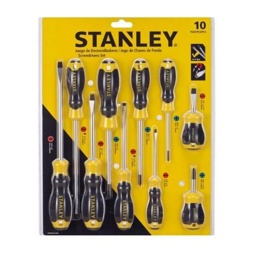 Destornilladores Stanley Mixtos Piezas x10