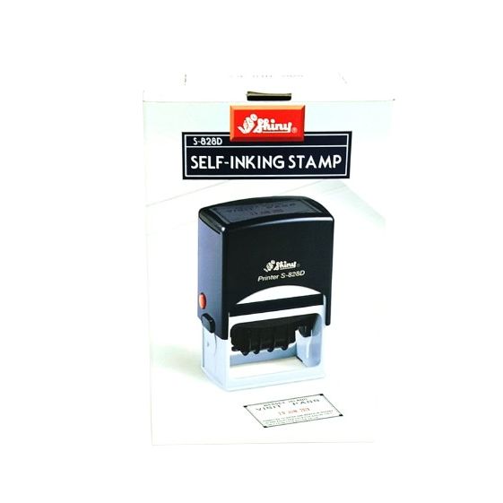 Sello Automatico Fechador Shiny S-828D Personalizado