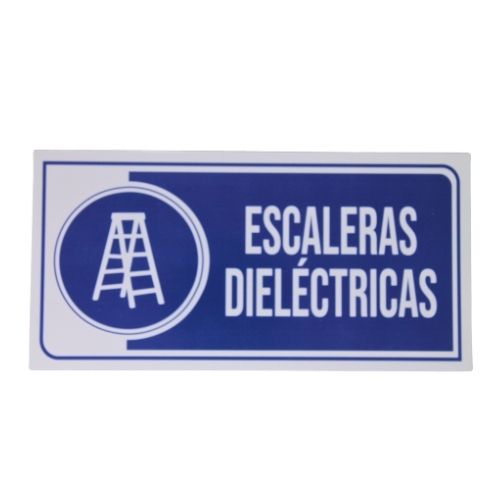 Señalización 30x15 Cal. 40 Escaleras Dieléctricas