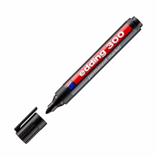 Marcador Permanente Recargable Edding 300 Negro  Precio Mayorista