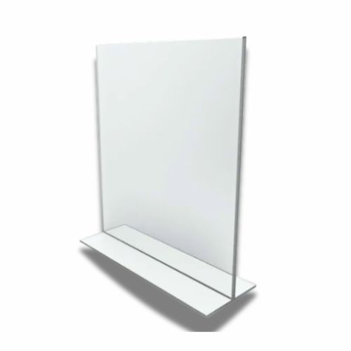 Hablador Portamenus Tipo T Tamaño Carta En Acrilico calibre 3mm  Precio Mayorista