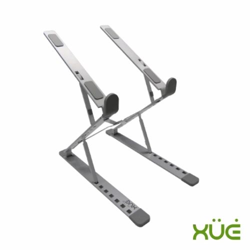 Base Para Portatil En Aluminio Plateado 7 Posiciones ACC-BPX-1315  Precio Mayorista