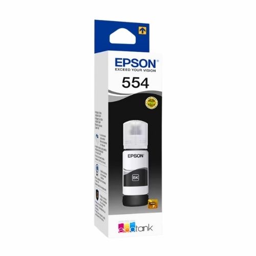 Tinta Botella Epson T554120 Negra