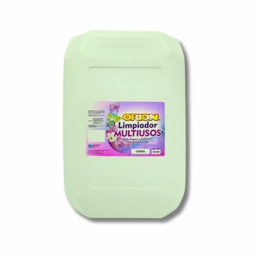 Limpiador Multiusos Pisos Brillantes Lavanda Orion 20 Litros