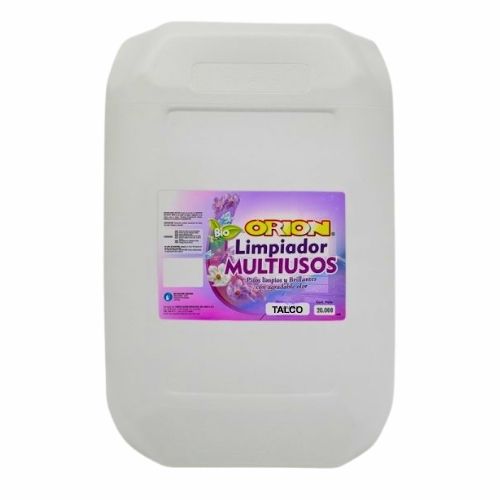 Limpiador Multiusos Pisos Brillantes Aroma Talco 20 Lt Orion