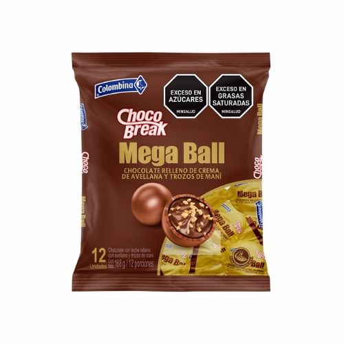 Chocobreak Mega Ball Relleno Paq.x 12u.