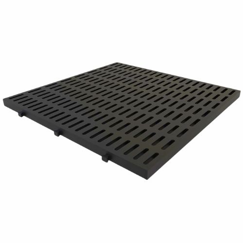 Estiba Modular Con Perforaciones 60x60 Cms Capac. 250kg Negro
