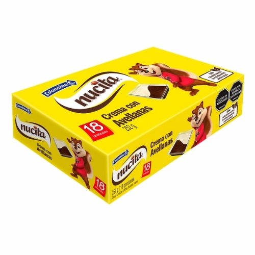 Nucita Crema Con Avellanas PAQ.x 18u.