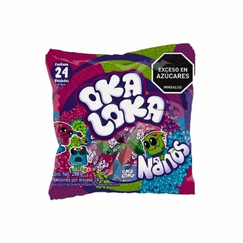 Dulce Oka Loka Nanos X24 Unidades