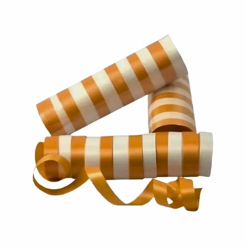 Serpentina Satinada Dorado/Blanco PAQ.x 3u.