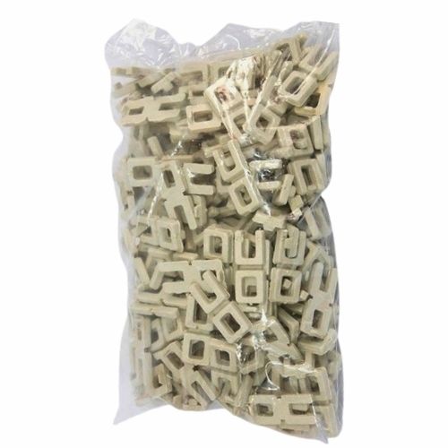 Grapa Plastica Paquete X Kilo 380u. Aprox. Blanca