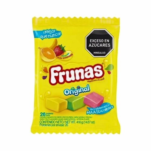 Caramelo Fruna Original Surtida Paq.x 26u.