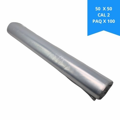 Bolsa Transparente 50x50 C2.10kg Paq.x100u.