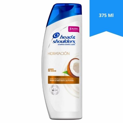 Shampoo H&S Aceite De Coco Control Caspa X 375 Ml