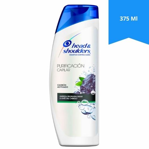Shampoo H&S Carbon Activado X 375 Ml