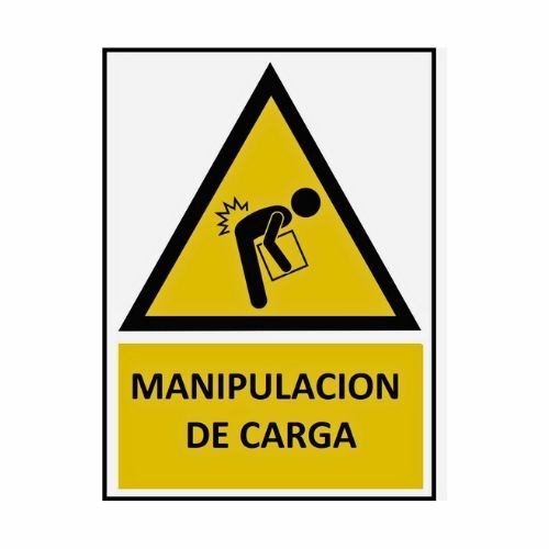 Señalización 20x25 Cms Manipulación De Cargas