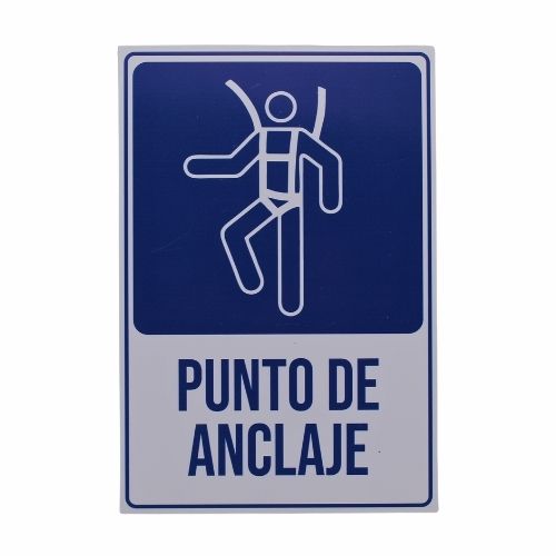 Señalización 22x15 Cm Cal. 40  Punto De Anclaje
