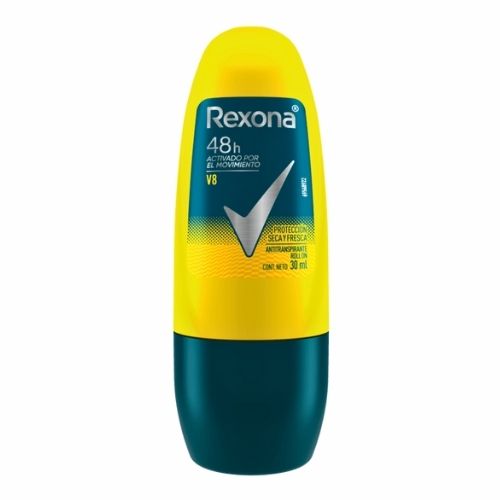 Desodorante Rexona V8 Roll On Hombre X 30 Ml