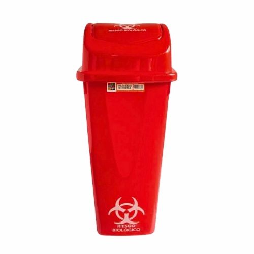 Papelera Vaiven 35 Lts Rojo Marca Rimoplast