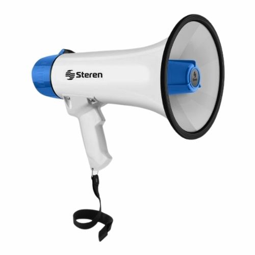 Megáfono De 25W Con Grabador De Voz Y Batería Recargable