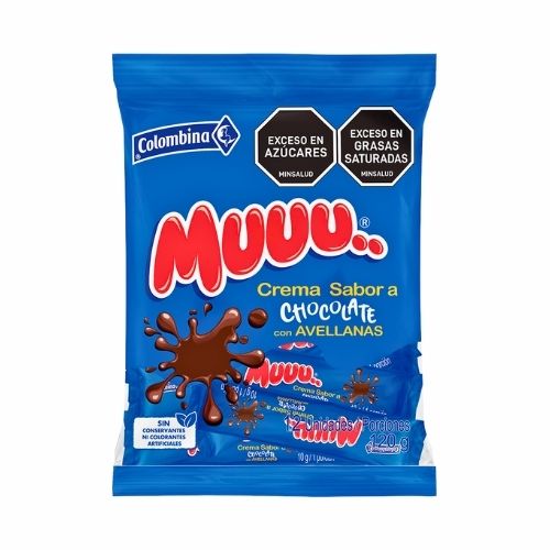 Crema De Chocolate Muu 10gr PAQ.x12u.