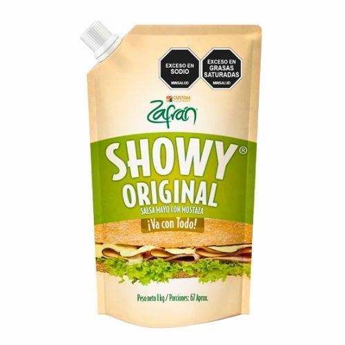 Salsa Mayo Con Mostaza Marca Zafran 1000 Ml