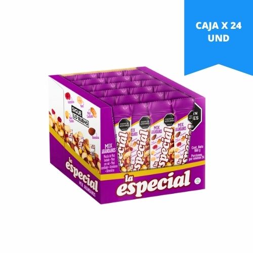 Mani La Especial Mix Arandanos Caja X 24 Und