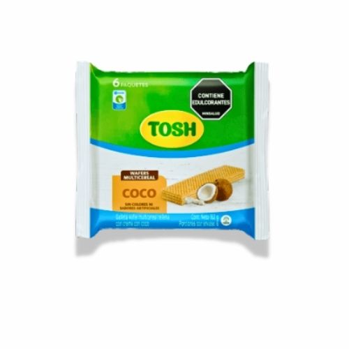 Galletas Tosh Wafer Multicereal Coco X 6 Und