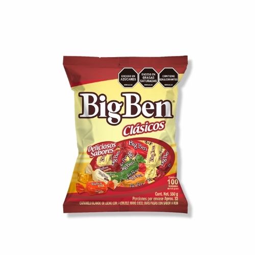 Caramelo Big Ben Clasico Paq.x100u.