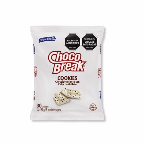Chocobreak Cookies and Cream Paq.x 30u.
